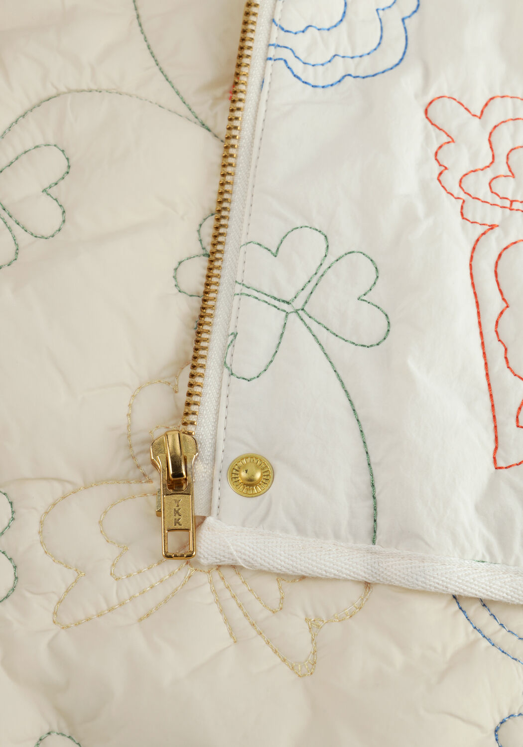 Ecru MOLO Gewatteerde jas HOLLEY - large