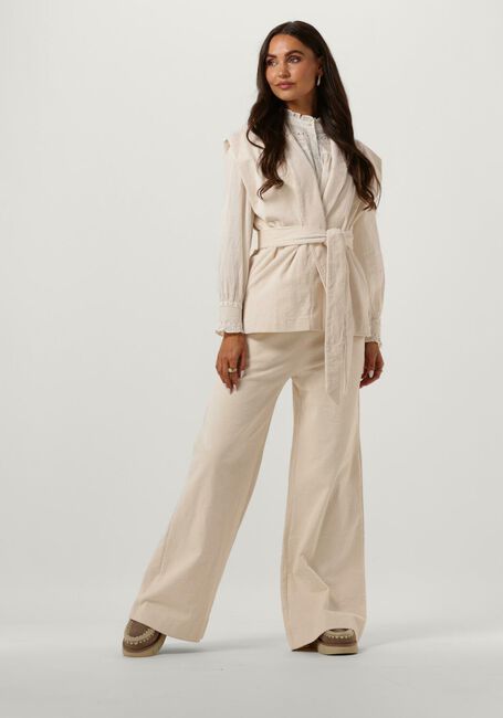 CIRCLE OF TRUST Pantalon LOIS WIDE LEG RIB en jaune - large