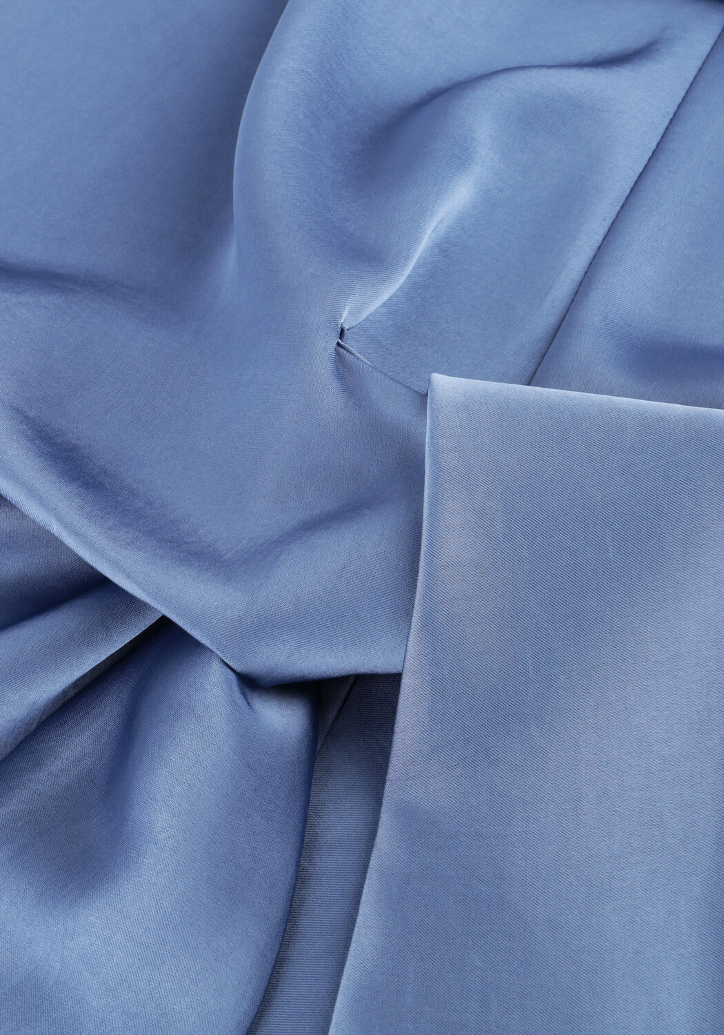 Lichtblauwe NEO NOIR  CASADIA HEAVY SATEEN BLOUSE - large