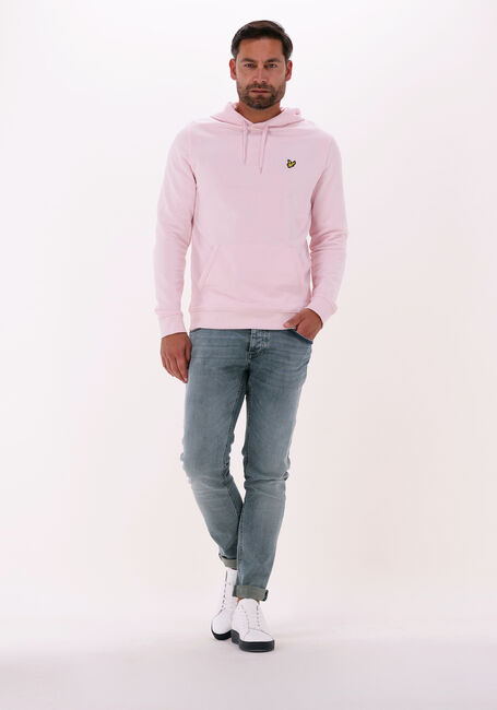 LYLE & SCOTT Chandail PULLOVER HOODIE Rose clair - large