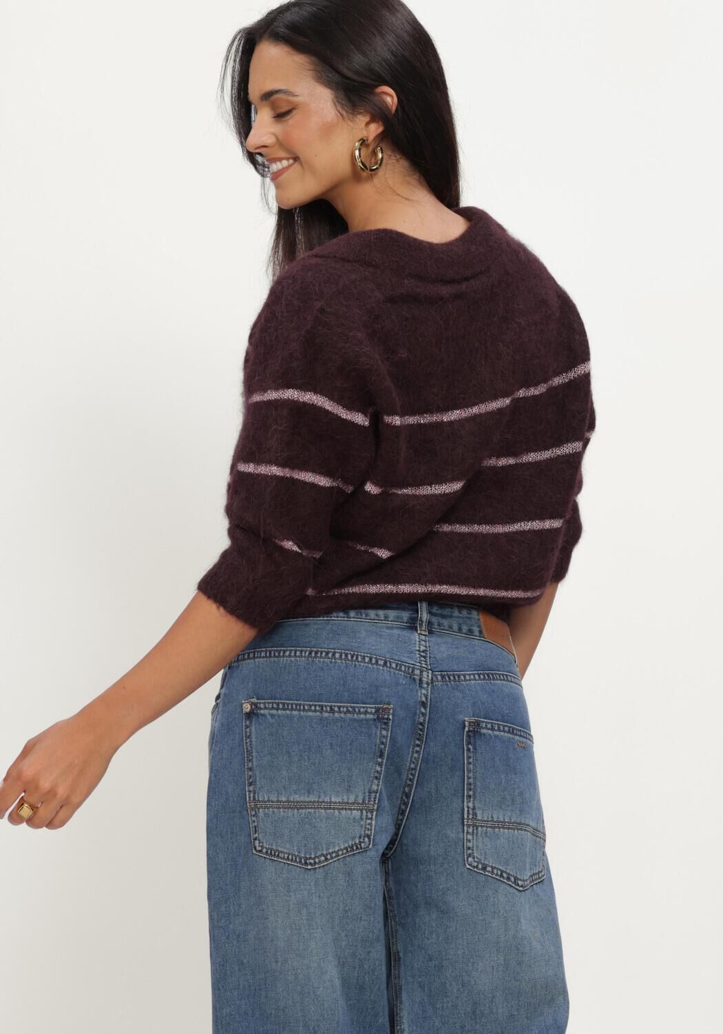 BEAUMONT Pull HELENE PULLOVER Bordeaux - large