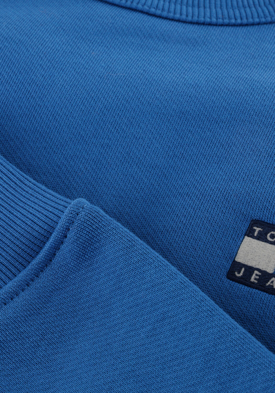 Blauwe TOMMY JEANS Trui TJM REG BADGE CREW EXT - large