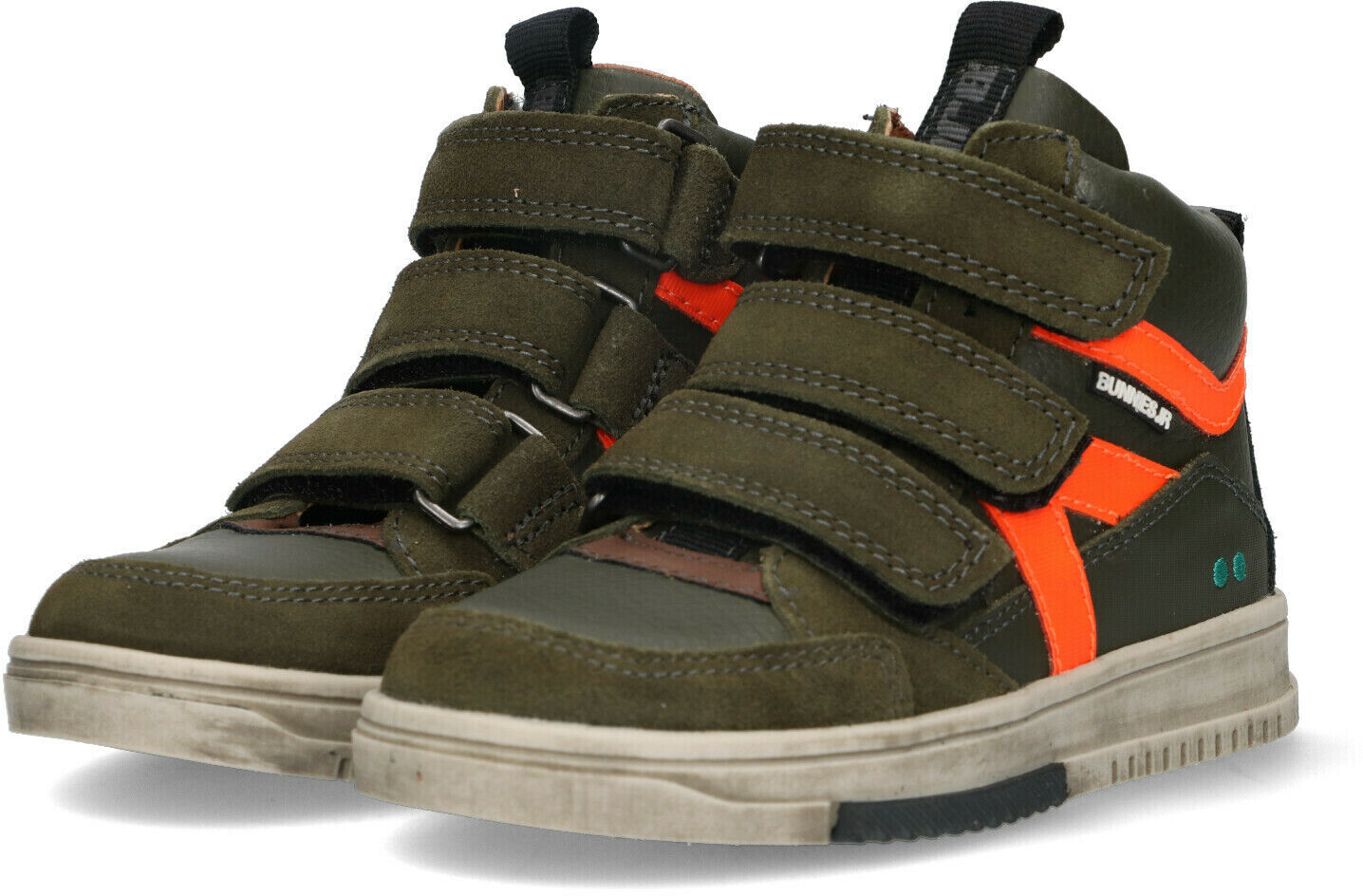 BUNNIESJR Baskets montantes MILAN MIETERS en vert - large