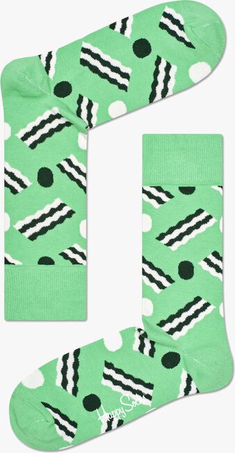 HAPPY SOCKS Chaussettes WAVE DOT en vert - large
