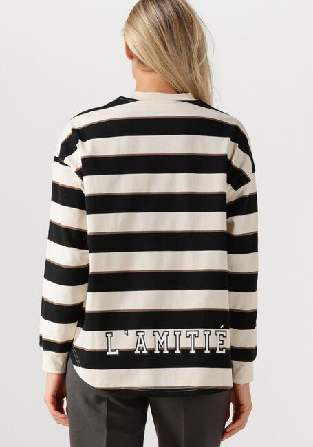 Multi HAUTE L'AMITIÉ Top VERONICA STRIPE TEE SWEAT - large