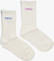 MSCH COPENHAGEN MSCHSPORTY LOGO SOCKS Chaussettes en blanc - medium