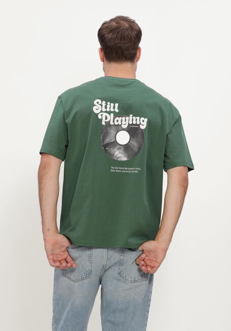 Donkergroene ANERKJENDT Polo AKVILLADS STILL PLAYING TEE - large