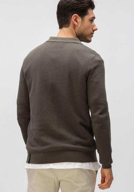 BUTCHER OF BLUE Pull RIPLEY POLO LS Olive - large