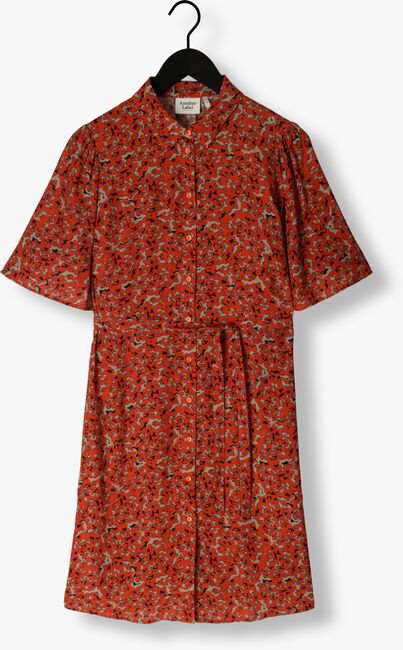 ANOTHER LABEL Mini robe NASMA DRESS S/S en rouge - large