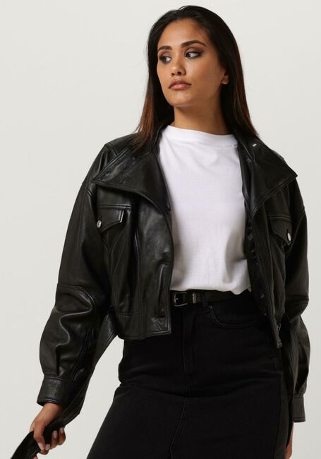 GOOSECRAFT Veste en cuir GC DAIGUIRI JACKET en noir - large