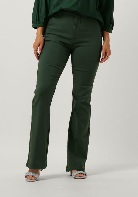 Groene MINUS Flared broek CARMA HIGH WAISTED FLARED PANT - large