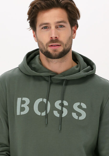 BOSS Chandail WETRY 10230209 Vert foncé - large