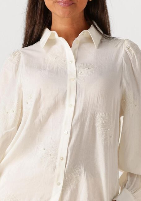 NUKUS MILANOVA BLOUSE PEARL Blouses en blanc - large