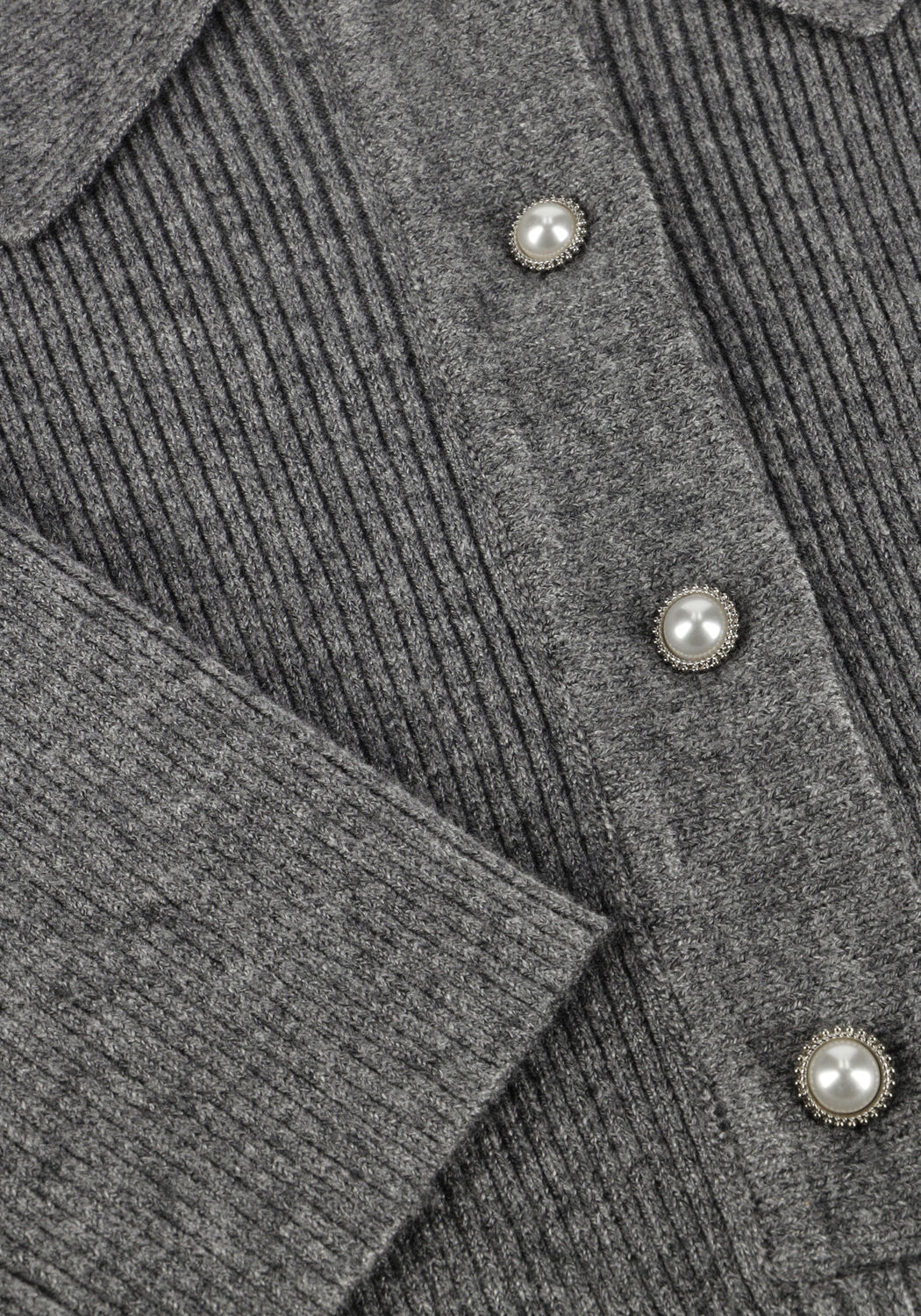 Grijze NEO NOIR Trui PANAMA KNIT BLOUSE - large