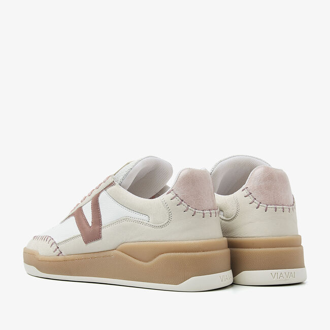 VIA VAI Baskets basses SAM OLIVIA en rose - large
