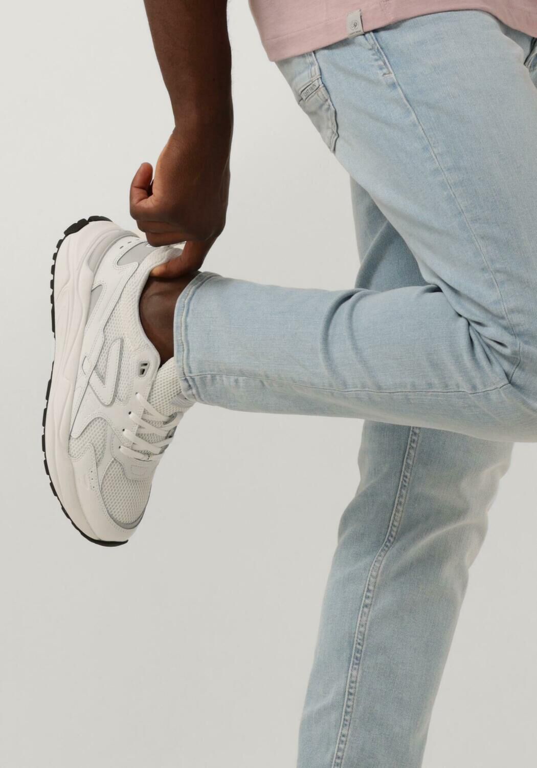 HUB Baskets basses GRID-M en blanc - large