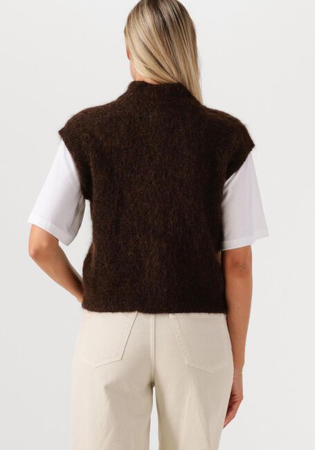 DES PETITS HAUTS Gilet ALIBOU en marron - large