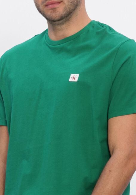 CALVIN KLEIN T-shirt SS BADGE 30S JERSEY CLASSIC TEE en vert - large
