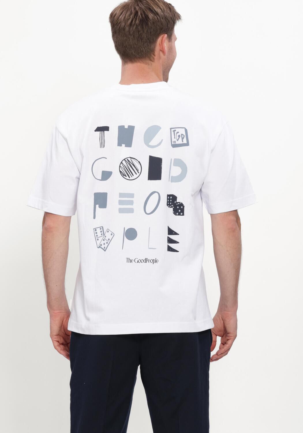 Witte THE GOODPEOPLE T-shirt TAX - large