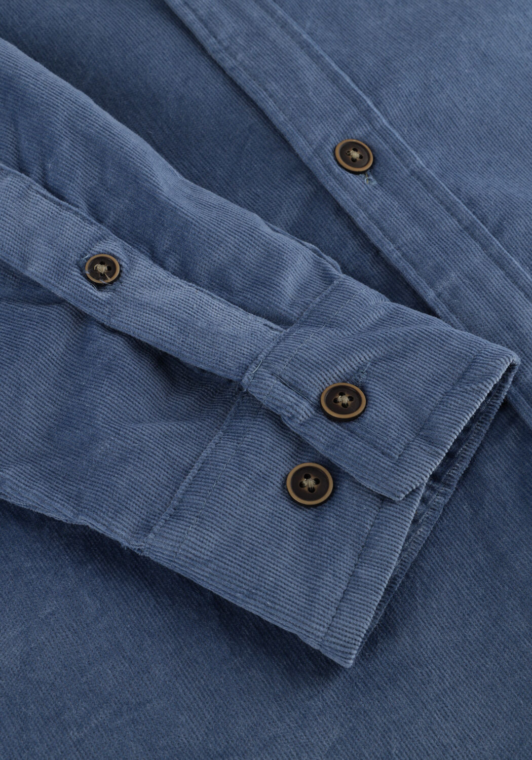 Blauwe ANERKJENDT Casual overhemd AKLEIF SOLID CORD SHIRT - large
