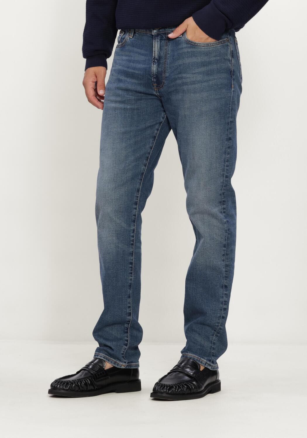 Blauwe TOMMY HILFIGER Straight leg jeans DENTON SLIM STRAIGHT JONES BLUE - large
