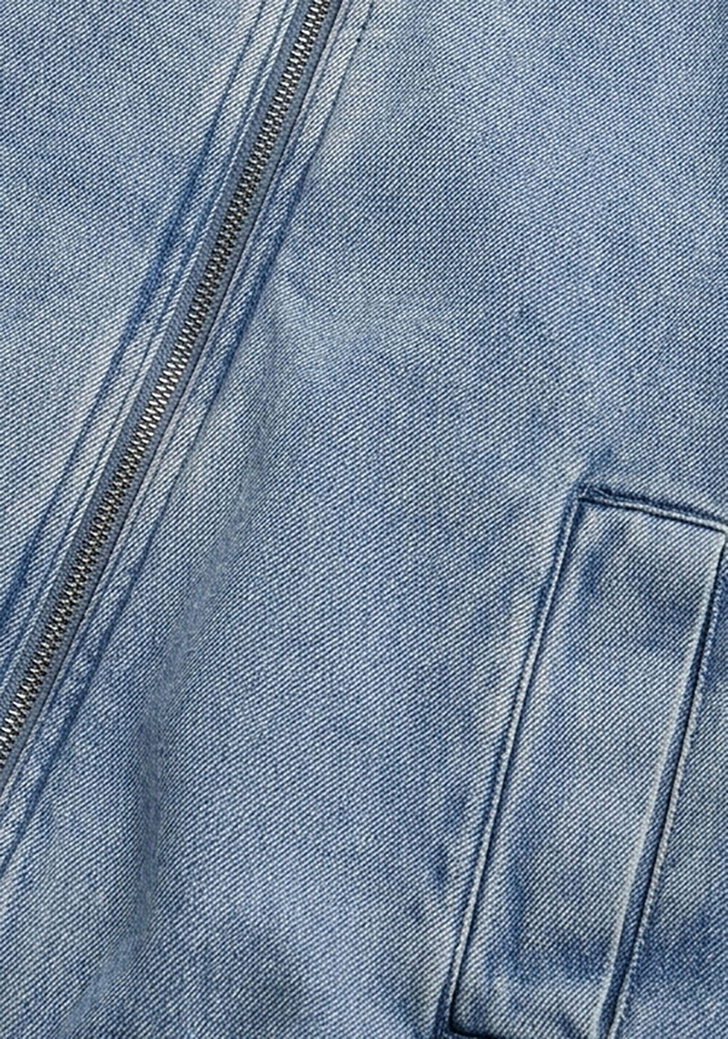 SECOND FEMALE Veste en jean RIO DENIM JACKET en bleu - large