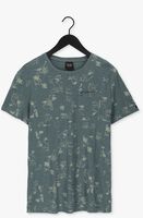 PME LEGEND T-shirt SHORT SLEEVE V-NECK SLUB JERSEY AOP Olive