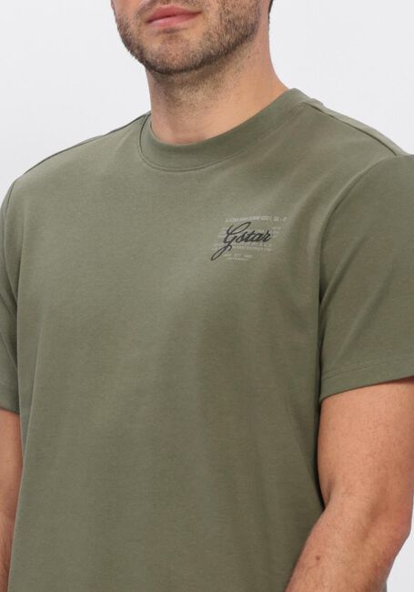 G-STAR RAW T-shirt SCRIPT GR R T en vert - large