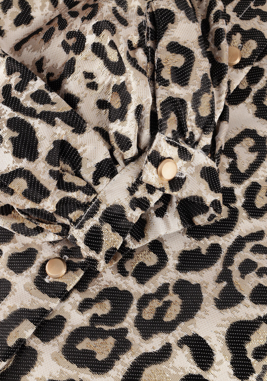 NUKUS LETTIE BLOUSE PANTER Blouses en or - large