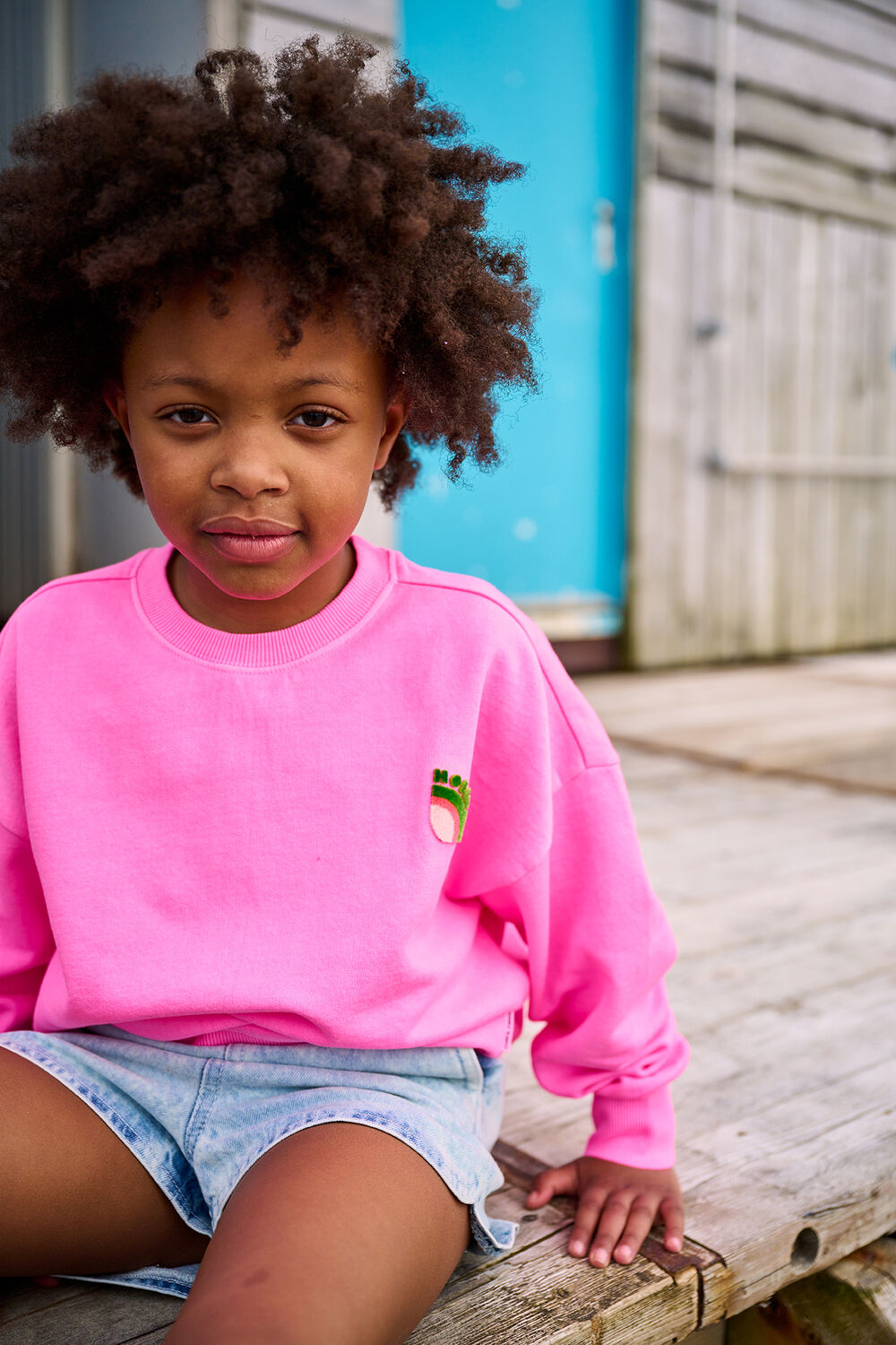 TUMBLE 'N DRY Pantalon courts JOIE SHORT en bleu - large