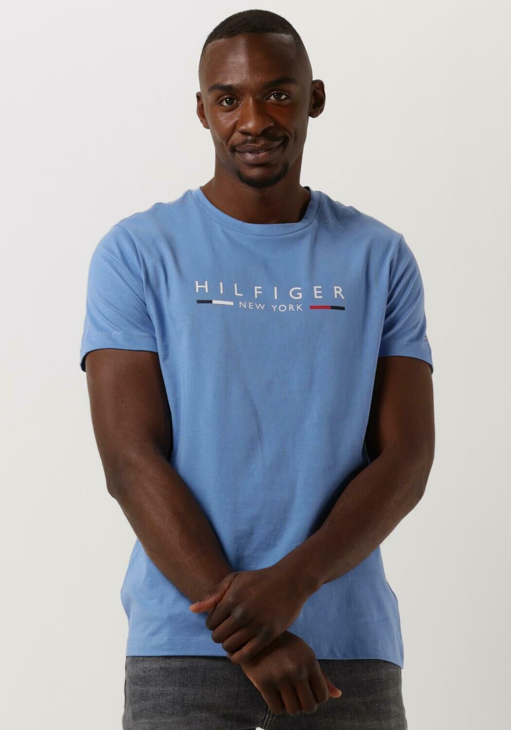 Tommy hilfiger t shirt hot sale blauw