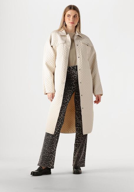 Beige WITHBLACK Mantel WBLVILDE QUILTED COAT - large
