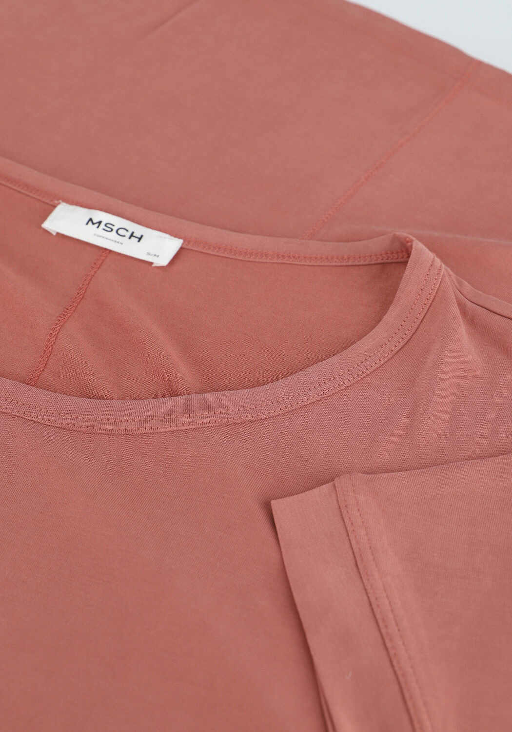 Oranje MSCH COPENHAGEN T-shirt FENYA MODAL TEE - large