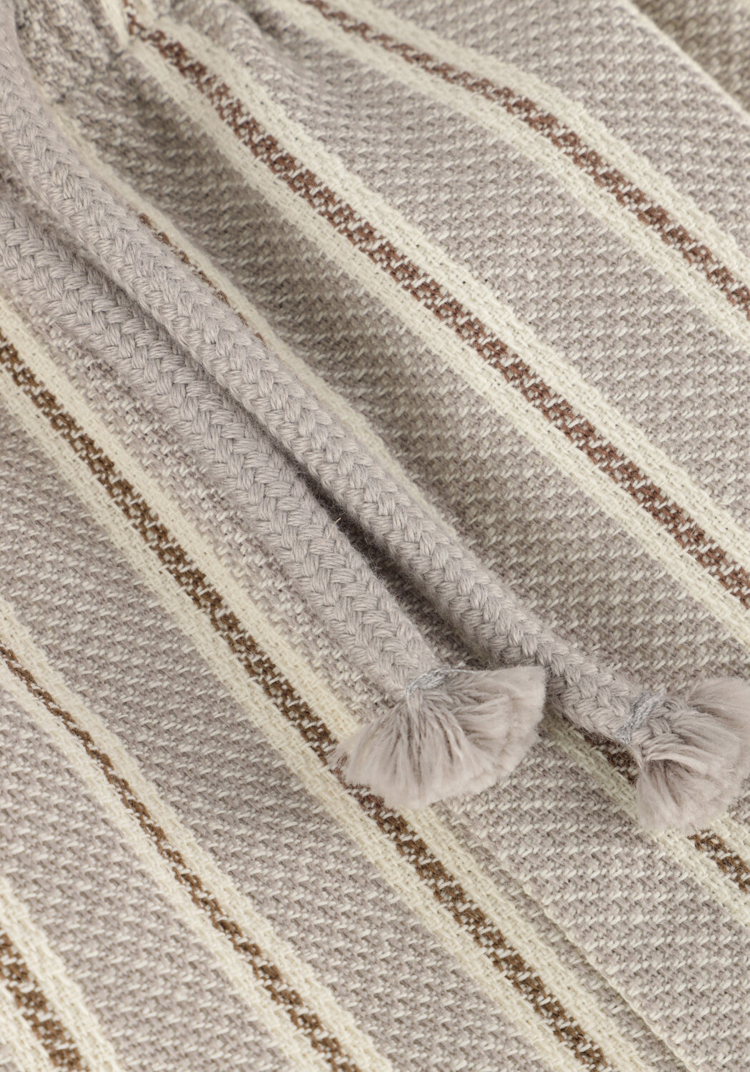 Taupe LIL' ATELIER Korte broek NMMFREDE STRIPE LOOSE SHORTS LIL - large