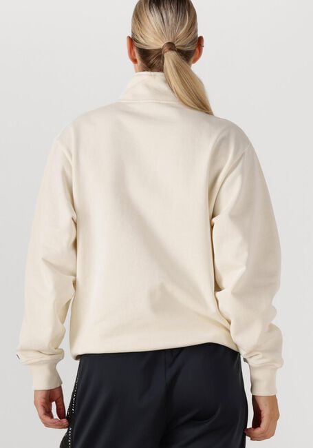 Creme MERCER AMSTERDAM Sweater THE MERCER QUARTER ZIP CONTRAST - large