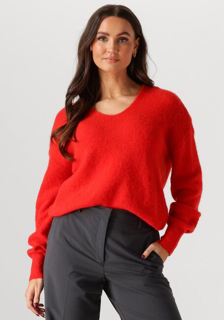 MSCH COPENHAGEN Pull MSCHHILA HOPE V PULLOVER en rouge - large