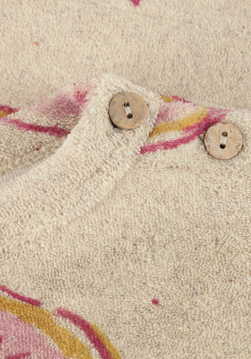 PLAY UP T-shirt PRINTED PLUSH SWEATER &Eacute;cru - large