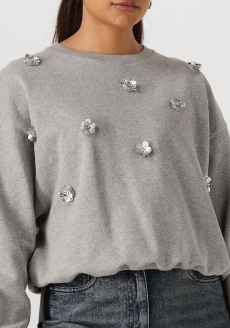 NUKUS Pull BEATRIZ PULLOVER FLOWER en gris - large