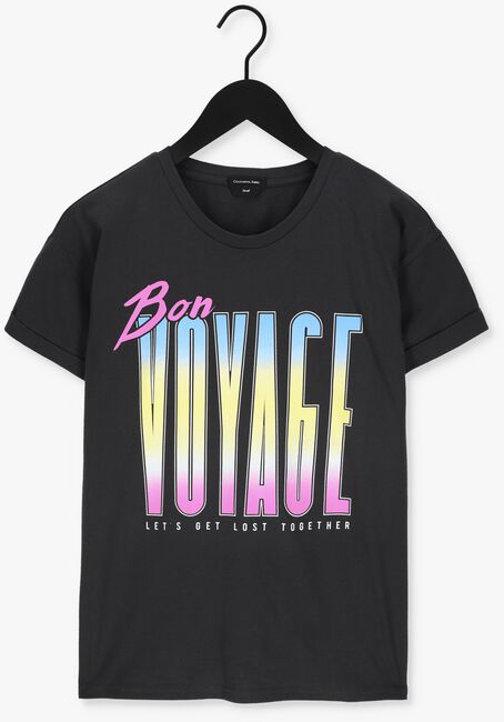 COLOURFUL REBEL T-shirt BON VOYAGE BOXY TEE en noir - large