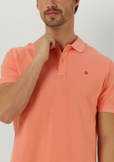 SCOTCH & SODA Polo GARMENT DYED ORGANIC COTTON PIQUE POLO en orange - large