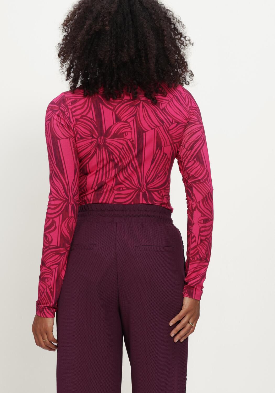POM AMSTERDAM ROMI JERSEY Blouses Fuchsia - large