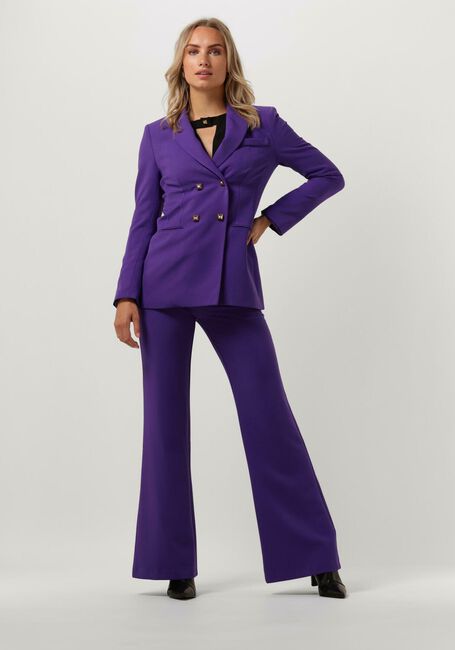 Zwarte ACCESS  BLOUSE WITH FRONT V OPENING - large