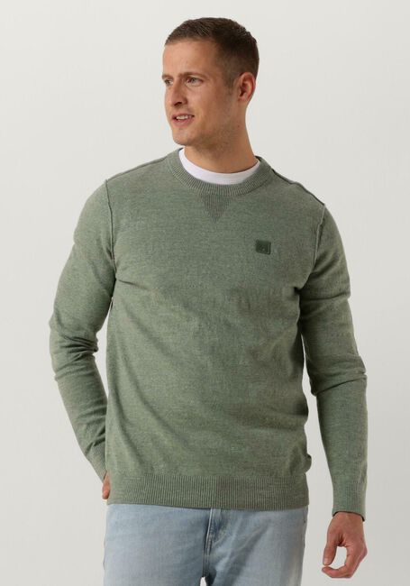 BUTCHER OF BLUE Pull LT CLIFDEN CREW en vert - large