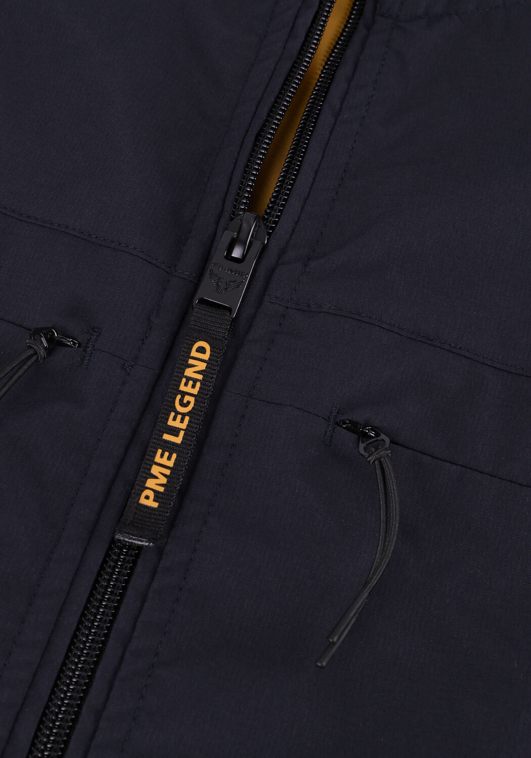 Blauwe PME LEGEND Jack ZIP JACKET SWEAT MIXED PADDED - large