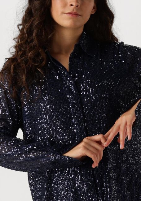 Blauwe SECOND FEMALE  MOONSHINE BLOUSE - large