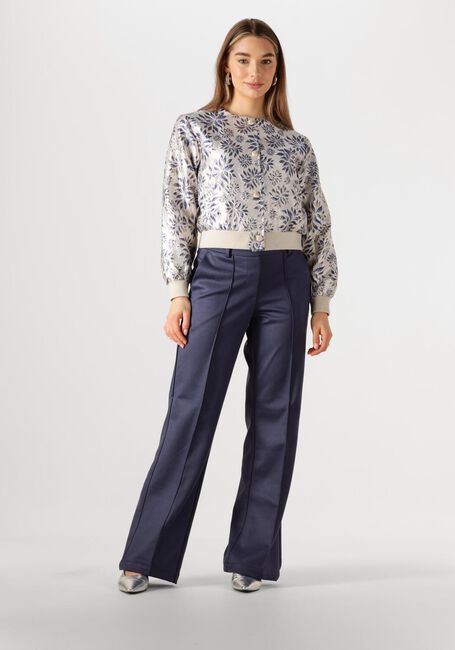 Donkerblauwe NUKUS Wijde broek JILL PANTS SCUBA - large
