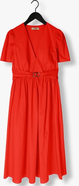 TWINSET MILANO Robe midi WOVEN DRESS en rouge - large