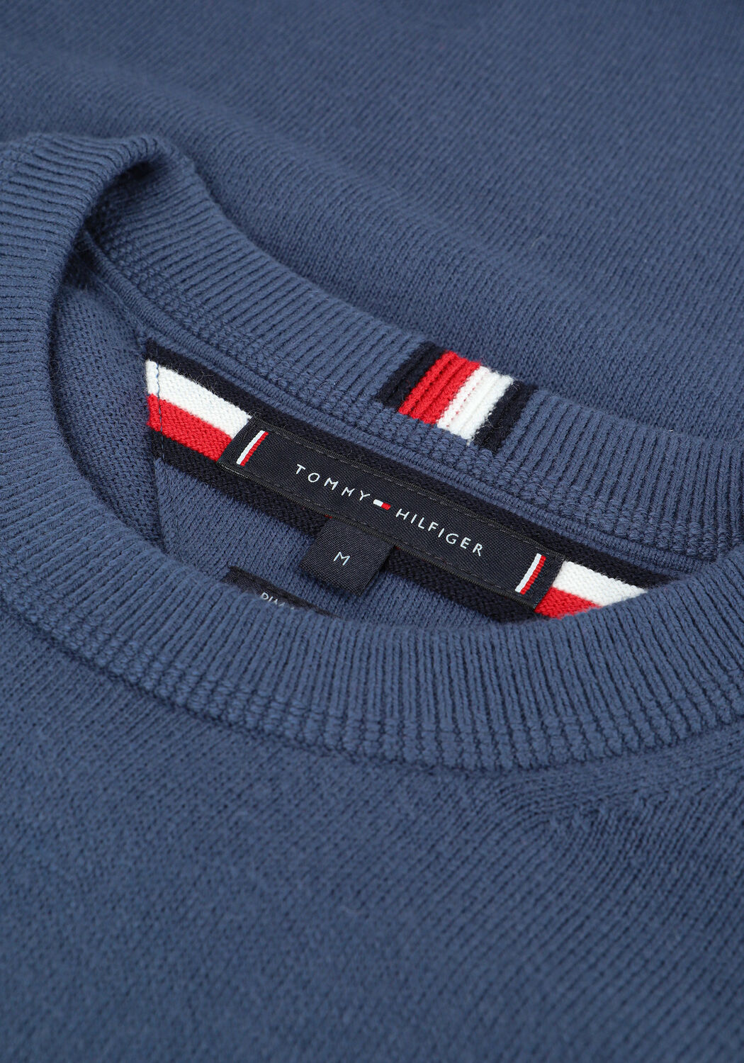 TOMMY HILFIGER Pull PIMA COTTON CASHMERE CREW NECK en bleu - large