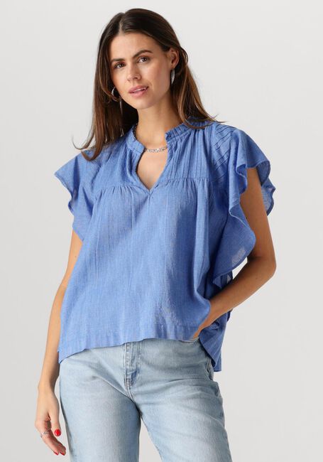 Blauwe BY-BAR  DANEE ATHIA BLOUSE - large