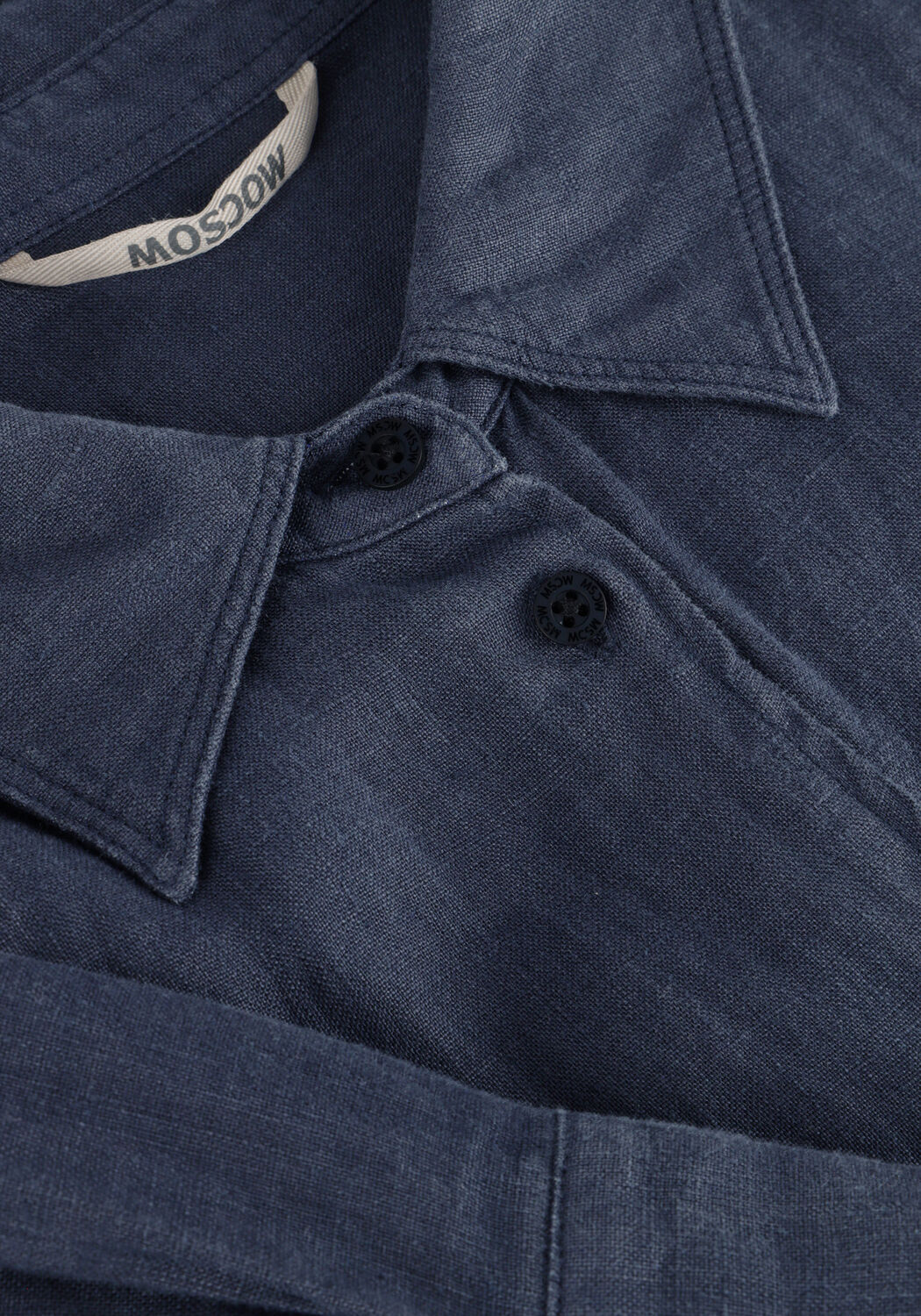 MOSCOW 94-05-BUTTO-1 Blouses Bleu fonc&eacute; - large